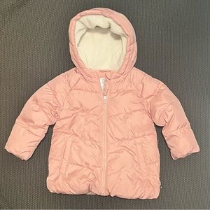 Baby Gap pink puffer 5T